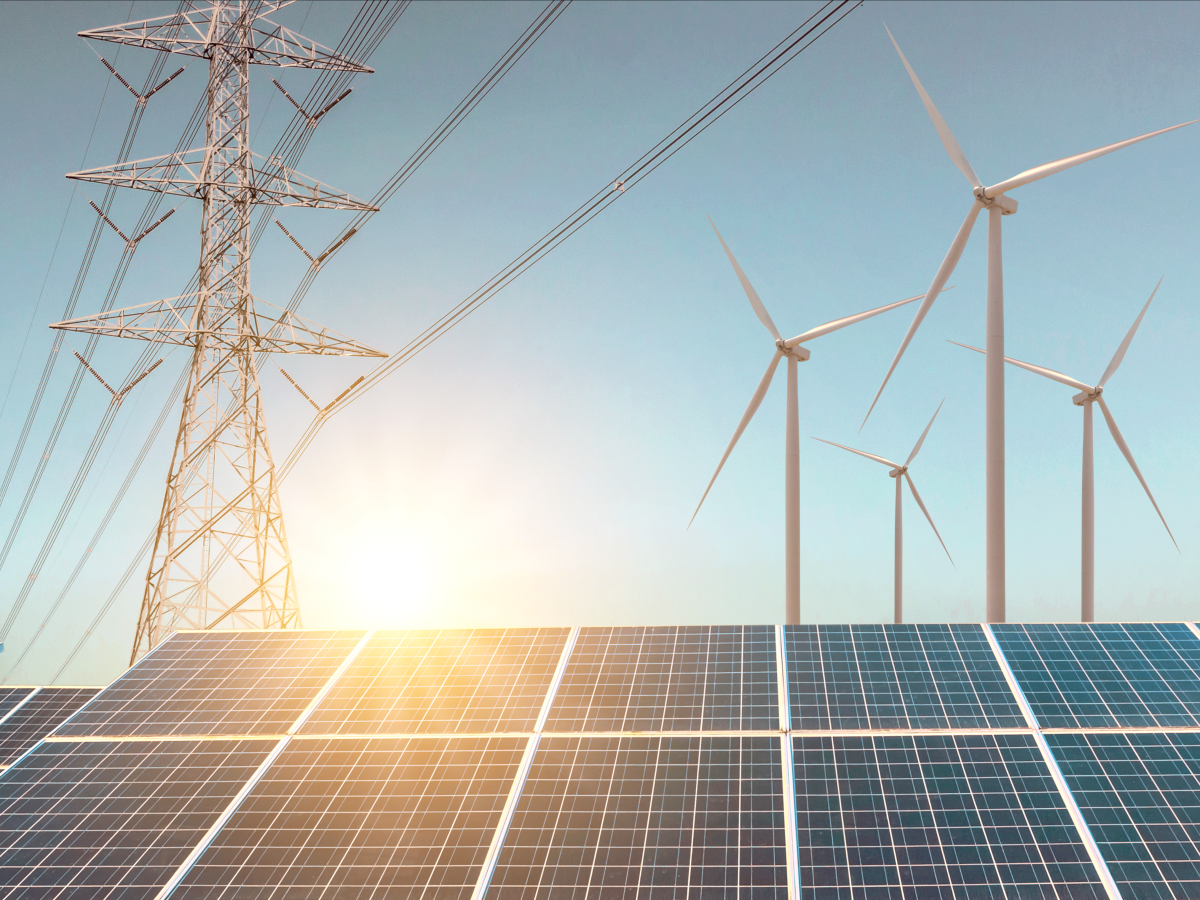 Solar- und Windenergie