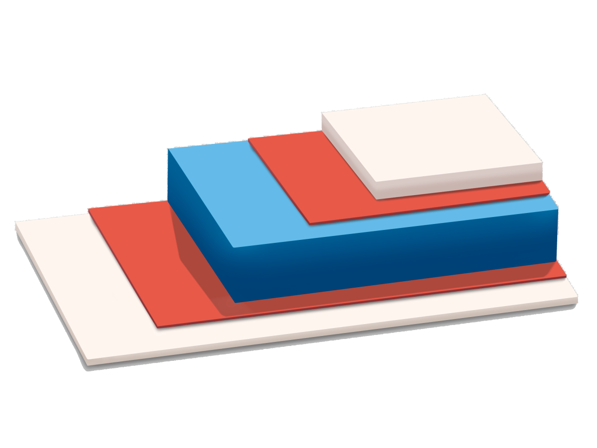 Schichtaufbau eines Backsheets für kristalline Module